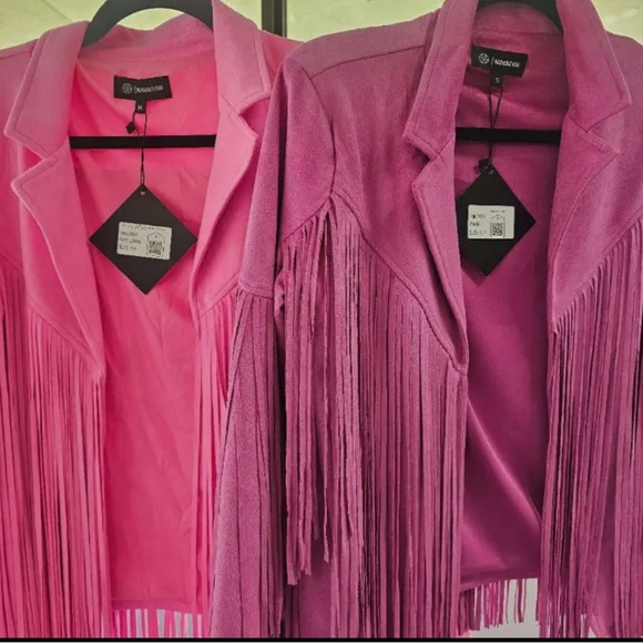 Fringe Pink Jacket - Picture 2 of 2